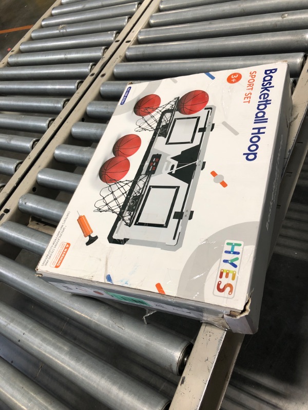 Photo 1 of *MISSING PARTS - see clerk notes*
HYES 2 Player Basketball Game, Dual Shot Over The Door Mini Basketball Hoop Indoor with Scoreboard, Basketball Toy Gifts for Kids Boys Girls Adults, Suit for Bedroom/Office/Outdoor/Pool, Black
