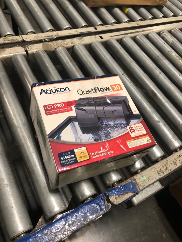 Photo 1 of *MAJOR DAMAGE*
Aqueon QuietFlow 30 LED PRO Aquarium Fish Tank Power Filter For Up To 45 Gallon Aquariums