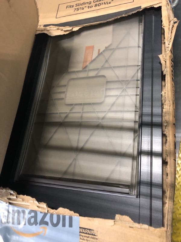 Photo 1 of ** sold as is no refund/return** see comments 
PetSafe Sliding Glass Pet Door - No-Cut DIY Install Doggy Door for Renters - Aluminum Frame - Adjustable Height 75 7/8" to 80 11/16" - Ideal for Large Dogs Up to 100 lb - Black