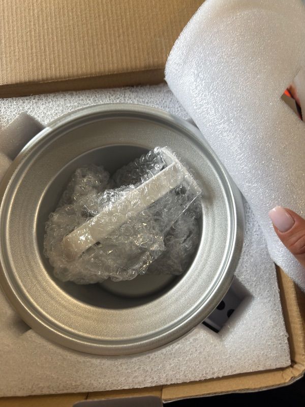 Photo 1 of ** SELLING FOR PARTS ** Ice Cream Maker Attachment for KitchenAid Stand Mixer, Compatible with 4.5/5QT & 6QT Stand Mixers, 2 Quart Frozen Kitchenaid Ice Cream Maker Attachment Ice Cream Bowl for Yogurt/Sorbet Gelato