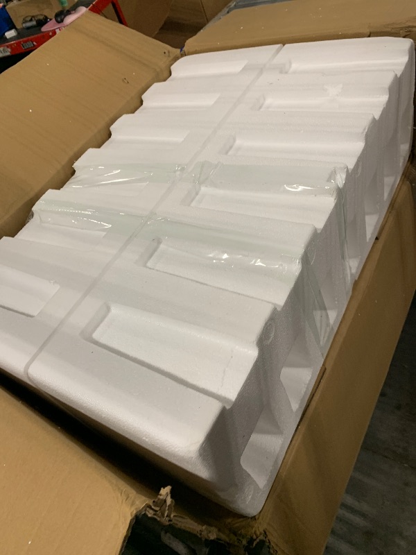 Photo 1 of *MAJOR DAMAGE*
Modway EEI-4837-WHI Cayman 30" Bathroom Sink, White