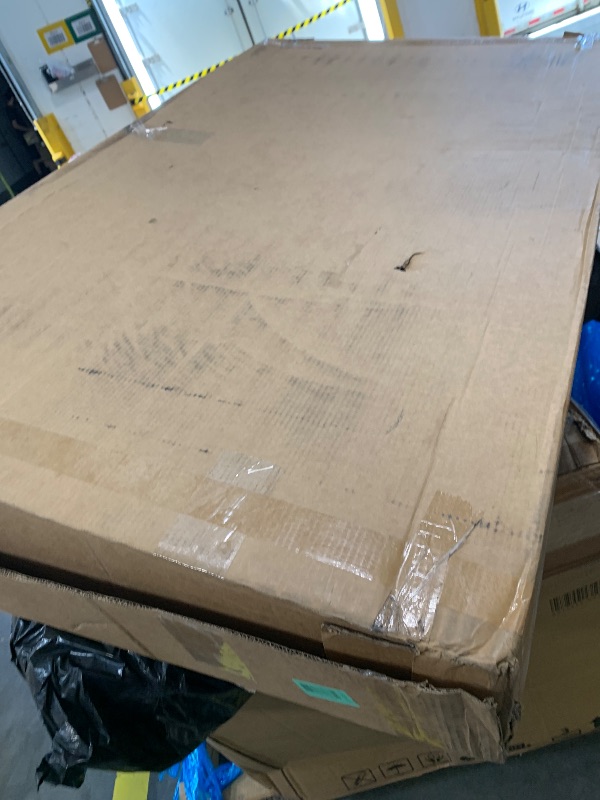 Photo 1 of *MAJOR DAMAGE*
DreamLine SlimLine 36 in. D x 60 in. W x 2 3/4 in. H Center Drain Single Threshold Shower Base in White, DLT-1136600