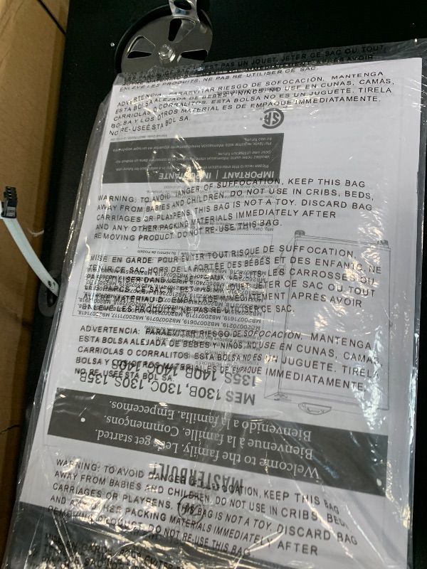 Photo 1 of ***UPDATED 5/9**UPDATED 5/17**** Masterbuilt® 40-inch Digital Electric Vertical BBQ Smoker with Side Wood Chip Loader, Chrome Smoking Racks and 970 Cooking Square Inches in Black, Model MB20072918