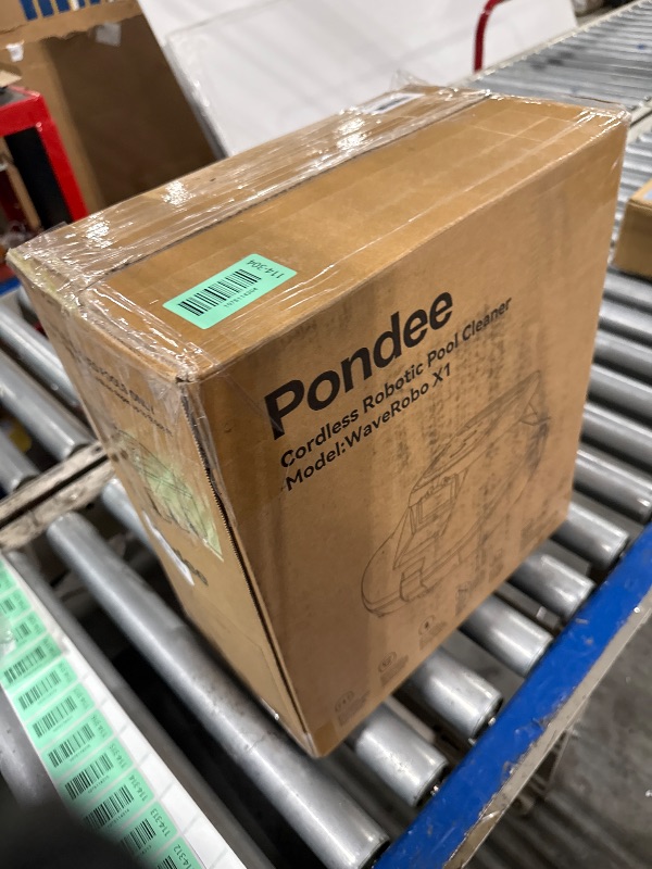 Photo 1 of (2026 Upgraded) Pondee X1 Robotic Pool Vacuum, Cordless Pool Cleaner with 120-Min Runtime, Auto-Parking, 2.5h Fast Charging, for Above-Ground & Flat-Bottom Inground Pools up to 850 sq.ft