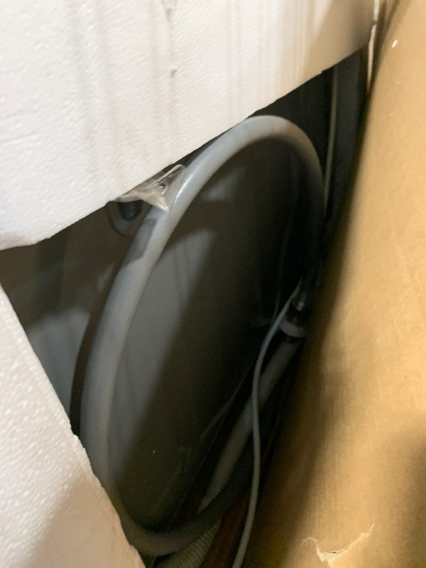 Photo 1 of *MAJOR DAMAGE*
COMFEE' Portable Washing Machine, 0.9 cu.ft Compact Washer With LED Display, 5 Wash Cycles, 2 Built-in Rollers, Space Saving Full-Automatic Washer