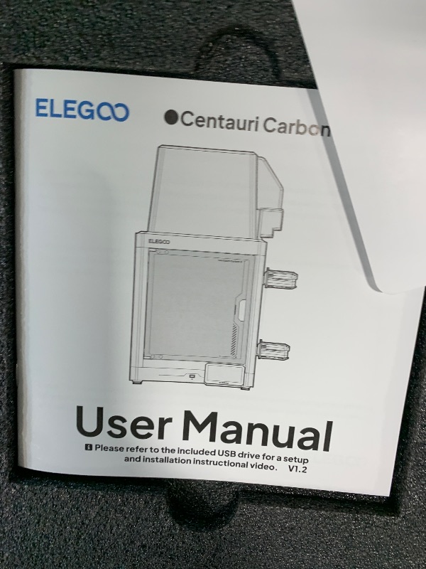 Photo 1 of ***UPDATED 5/15*** ELEGOO Centauri Carbon 2 Combo Multi Color 3D Printer, CoreXY 500mm/s High Speed Multicolor Printing with Canvas, 1-Click Full Auto Leveling and 350°C High-Temp Nozzle, 256x256x256mm Build Volume