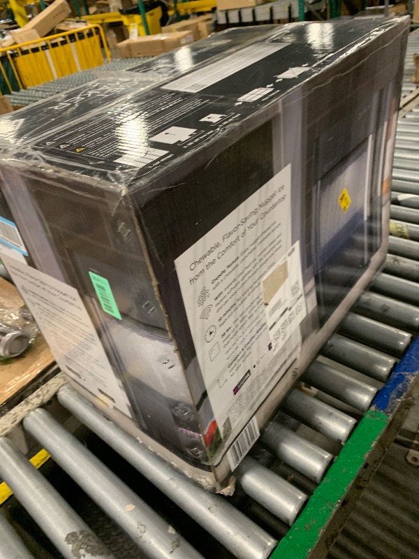 Photo 1 of ** SOLD AS IS NO REFUND/RETURN** SEE COMMENTS GE Profile Opal 2.0 with 0.75 Gallon Tank, Chewable Crunchable Countertop Nugget Ice Maker, Scoop included, 38 lbs in 24 hours, Pellet Ice Machine with WiFi & Smart Connected, Black Stainless Steel