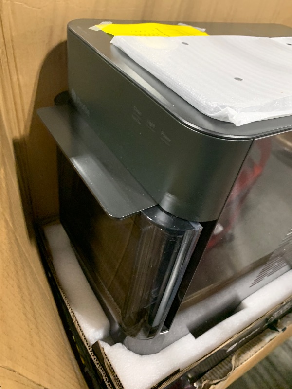 Photo 1 of ** SOLD AS IS NO REFUND/RETURN** SEE COMMENTS GE Profile Opal 2.0 with 0.75 Gallon Tank, Chewable Crunchable Countertop Nugget Ice Maker, Scoop included, 38 lbs in 24 hours, Pellet Ice Machine with WiFi & Smart Connected, Black Stainless Steel