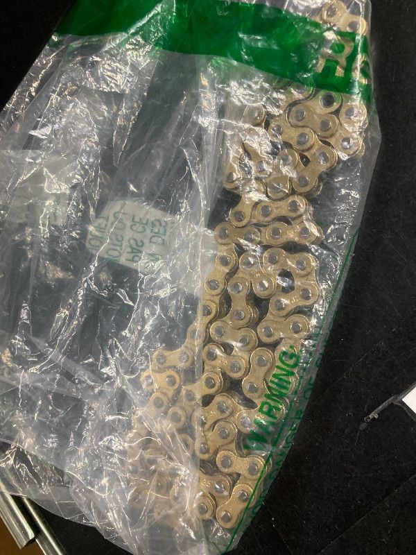 Photo 1 of ***MISSING PARTS -SELLING AS IS *** CILOYU 35 Gold Chain Mini Bike Chain Tensioner Compatible with Coleman CT100U CC100X Predator 97cc 100cc Baja DB30 Motovox MBX10 MBX11 Mega Moto MM-B80 105cc Mini Bike Parts 140 Links