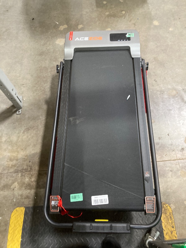 Photo 1 of ***MISSING PARTS***Walking Pad Treadmill with 3-Level 10% Incline, 2-in-1 Foldable Walking Pad for Home Small Office, Compact Portable Under Desk Treadmill with Handle,Dual LED Display, APP & Remote, 300 lbs Capacity