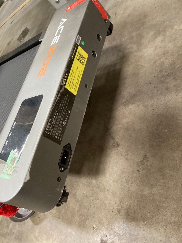 Photo 1 of ***MISSING PARTS***Walking Pad Treadmill with 3-Level 10% Incline, 2-in-1 Foldable Walking Pad for Home Small Office, Compact Portable Under Desk Treadmill with Handle,Dual LED Display, APP & Remote, 300 lbs Capacity