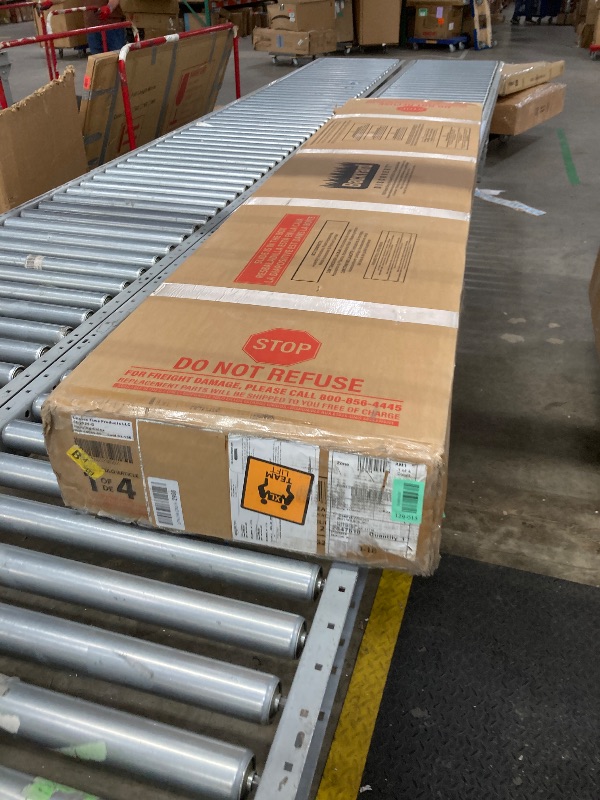 Photo 1 of ***PARTIAL SET***Backyard Discovery Beacon Heights Elevated Cedar Wooden Kids Playhouse with Wave Slide, Play Kitchen, Wrap-Around Deck, Flat-Step Ladder, Half Door, Windows, Bell, and Growth Chart for Outdoor Play