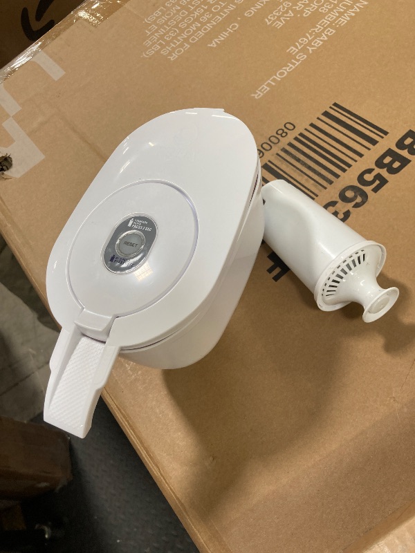 Photo 1 of **used for parts***Brita Metro Water Filter Pitcher with SmartLight Change Indicator, BPA-Free, Replaces 1,800 Plastic Water Bottles a Year, Lasts Two Months, Includes 1 Filter, Small - 6-Cup Capacity, White