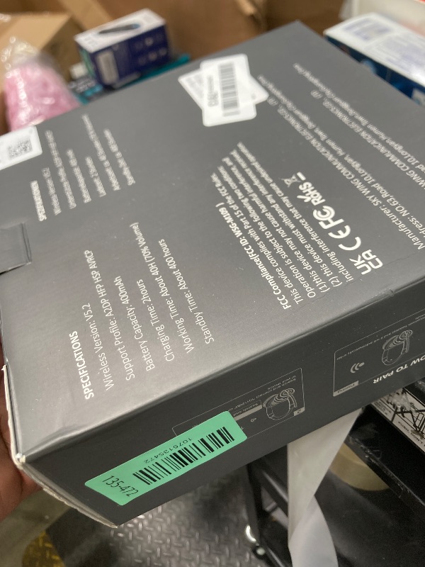 Photo 1 of (2025 Upgraded) Wireless Headset with Mic for Work, Bluetooth Headset with Noise Canceling Microphone with Dongle, Charging Base & Mic Mute, Wireless Headphones for Work from Home/PC/Computer