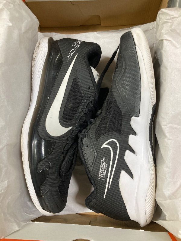Photo 1 of ***USED -MISSING INSOLES -SELLING AS IS *** Nike Men's Run Swift 3 Road Running Shoes, Black/White-Dark Smoke Grey, 10.5 Extra Wide