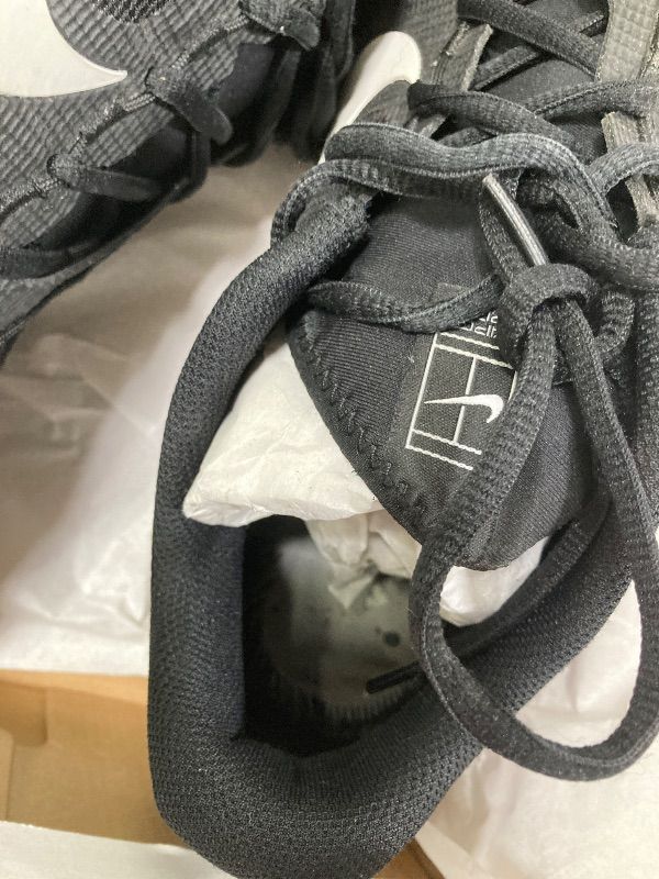 Photo 1 of ***USED -MISSING INSOLES -SELLING AS IS *** Nike Men's Run Swift 3 Road Running Shoes, Black/White-Dark Smoke Grey, 10.5 Extra Wide