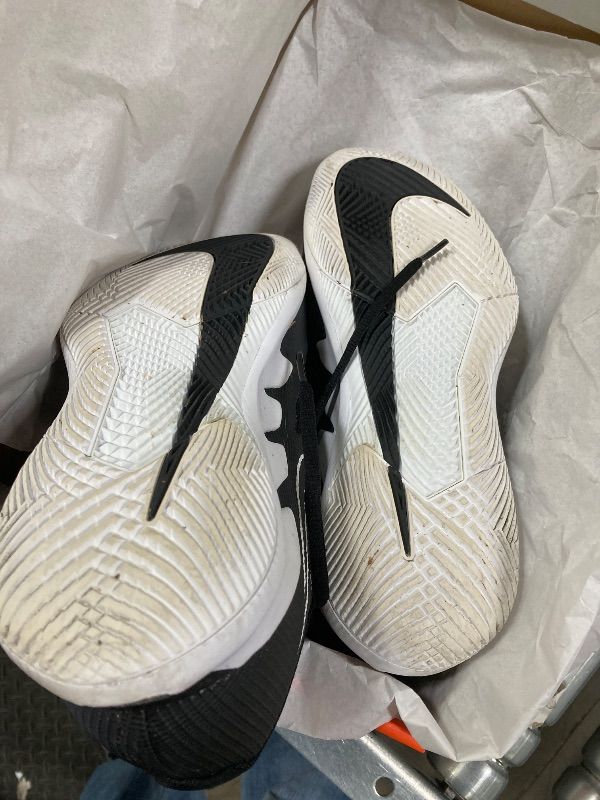 Photo 1 of ***USED -MISSING INSOLES -SELLING AS IS *** Nike Men's Run Swift 3 Road Running Shoes, Black/White-Dark Smoke Grey, 10.5 Extra Wide