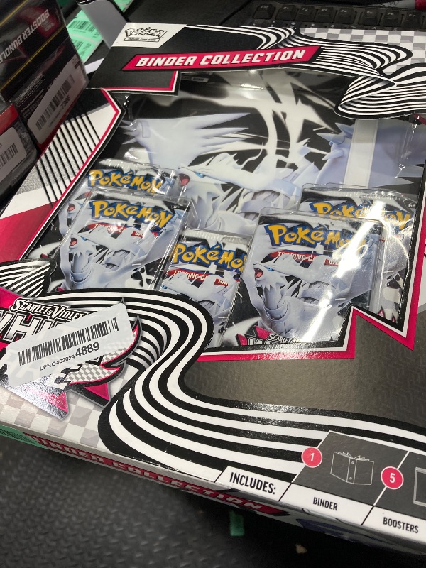 Photo 1 of **ALL PACKS OPENED**Pokemon TCG Scarlet & Violet 10.5 White Flare Binder Box
