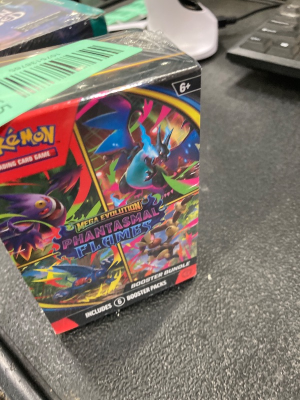Photo 1 of ***FACTORY SEALED**IF SEAL IS BROKEN ITEM WILL BECOME NO REFUNDS, NO RETURNS, NO EXCEPTIONS***Pokémon TCG: Mega Evolution—Phantasmal Flames Booster Bundle***FACTORY SEALED**IF SEAL IS BROKEN ITEM WILL BECOME NO REFUNDS, NO RETURNS, NO EXCEPTIONS***