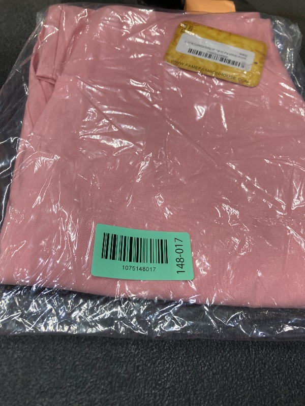View 2 of & Company Womens Super Comfy Stretch Pull On Hot Pink Millennium Twill Capri Shorts KQ44972 Blush M