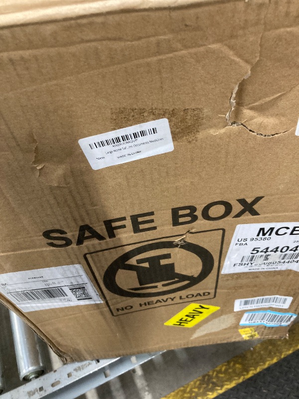 Photo 1 of [19.7" Tall] Large Home Safe Box, Anti-theft Safes with Dual Alarm System, Programmable Keypad and Spare Keys, Digital Fire Proof Safe for Home Money Firearm Documents Medicines