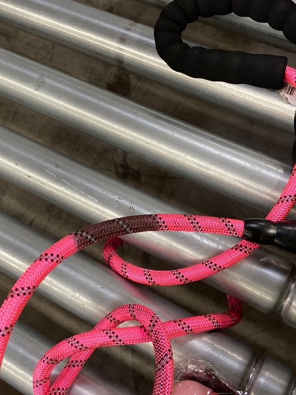 Photo 1 of ***DAMAGE***SELLING AS IS *** BAAPET 2/4/5/6 FT Dog Leash with Comfortable Padded Handle and Highly Reflective Threads for Small Medium and Large Dogs (6FT-1/2'', Pink)