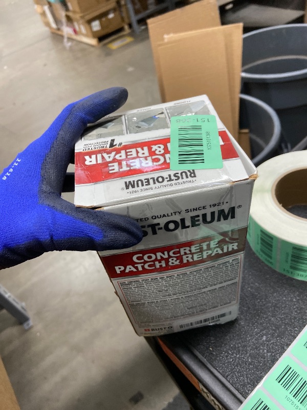 Photo 1 of ***PART B ONLY***Rust-Oleum 301012 Concrete Patch & Repair, 24 oz, Gray