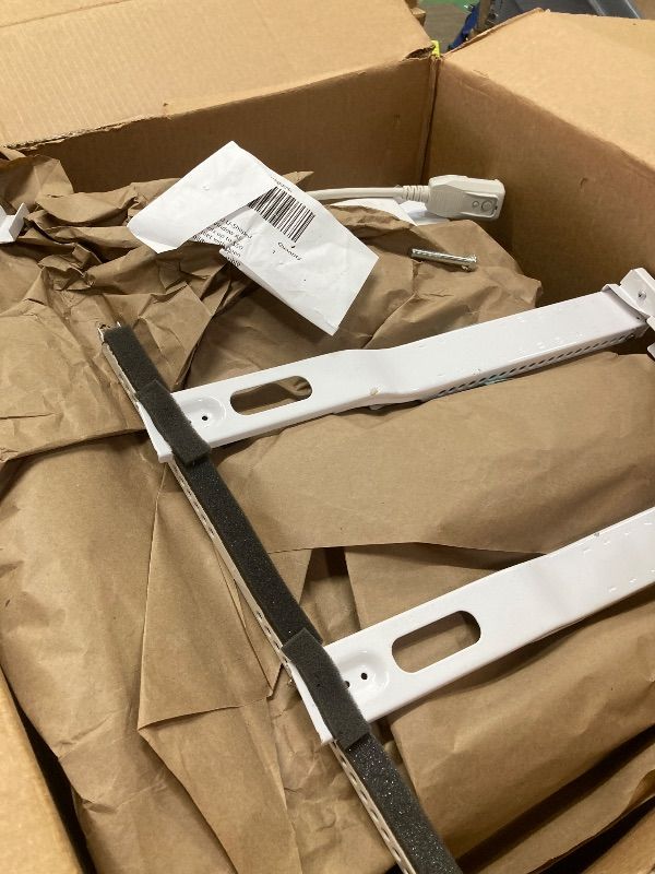 Photo 1 of ***MISSING HARDWARE-SELLING AS IS *** Midea 12,000 BTU U-Shaped Smart Inverter Window Air Conditioner–Cools up to 550 Sq. Ft., Ultra Quiet with Open Window Flexibility, Compatible with Alexa/Google Assistant, 35% Energy Savings (Renewed)