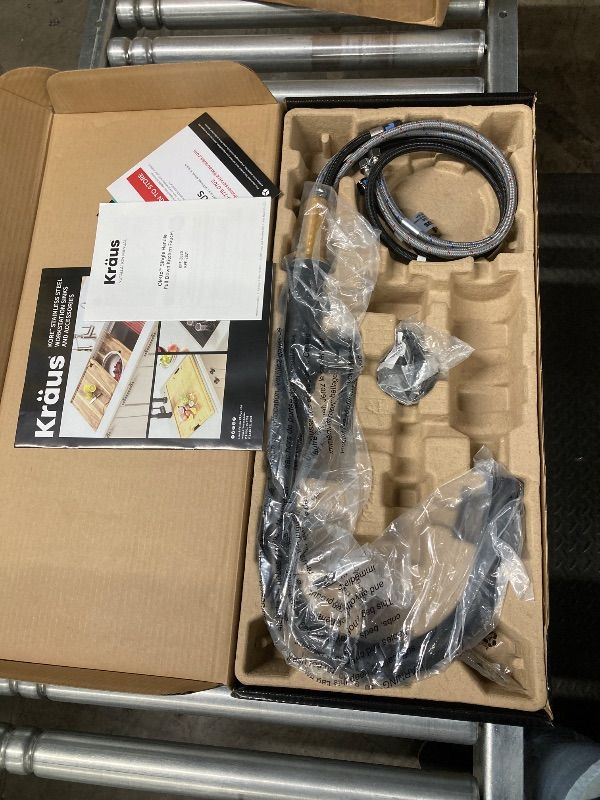 Photo 1 of **PARTS ONLY***KRAUS Oletto Single Handle Pull Down Kitchen Faucet in Matte Black, KPF-2820MB