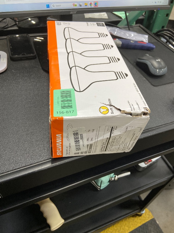 Photo 1 of ***MISSING ONE*** Sylvania ECO LED BR30 Light Bulb, 65W = 10W, Dimmable, Frosted Finish, 650 Lumens, 2700K, Soft White - 3 Pack (40870)