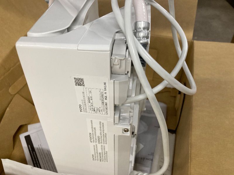 Photo 1 of ***USED**** TOTO® WASHLET® C5 Electronic Bidet Toilet Seat with PREMIST and EWATER+ Wand Cleaning, Elongated, Cotton White - SW3084#01