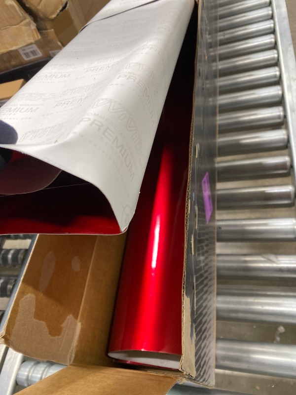 Photo 1 of ***MISSING PIECE -SELLING AS IS *** VViViD+ Ultra Gloss Neptune Pearl Blue 50ft x 5ft Vinyl Car Wrap Premium Paint Replacement Film Roll with Nano Air Release, Stretchable Cap Liner, Self Adhesive, Indoor Outdoor