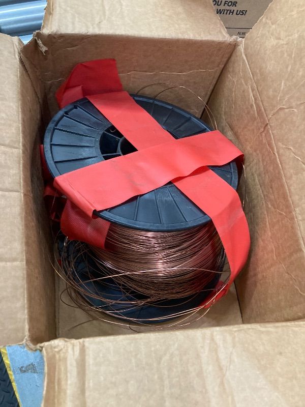 Photo 1 of ***The plastic reel is broken***ARCCAPTAIN Mig Welding Wire, 0.030 10Lb Mig Wire ER70S-6 10Lbs Gas Solid Carbon Steel Low Splatter Mig Welding Wire Compatible With Lincoln Miller Forney Harbor Welder 0.08 4.5KG***The plastic reel is broken***