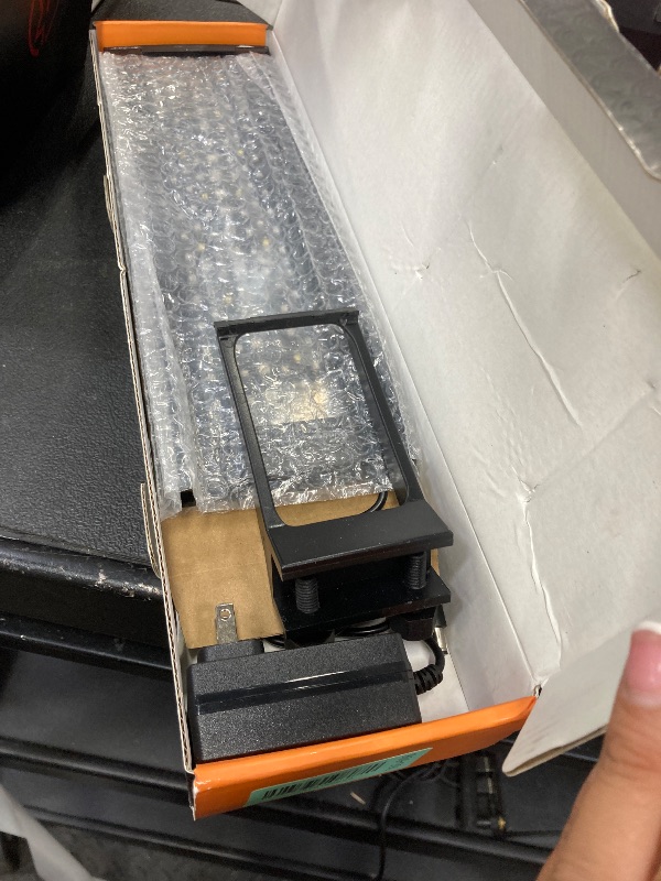 Photo 1 of ***NO PLUG***hygger Clip On 24/7 Saltwater Aquarium LED Light, 22W Sunrise-Daylight-Moonlight Mode and DIY Mode, Adjustable Timer Adjustable Brightness Fish Tank Light with 7 Colors for Coral Marine Tank***NO PLUG***