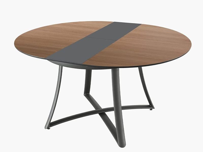Photo 1 of **MISSING PARTS***Acanva Extension Oval/Round Dining Table for 6, Expandable Butterfly Leaf & Sturdy Base, Suit for Kitchen,