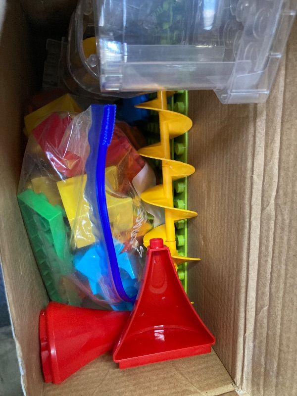 Photo 1 of **PARTS ONLY**Marble Run Toy Motorized Elevator Marble Maze Kit with Perpetual Motion Machine, Building Block Educational Construction Game Playset STEM Learning Hand Eye Coordination Training Unlimited DIY