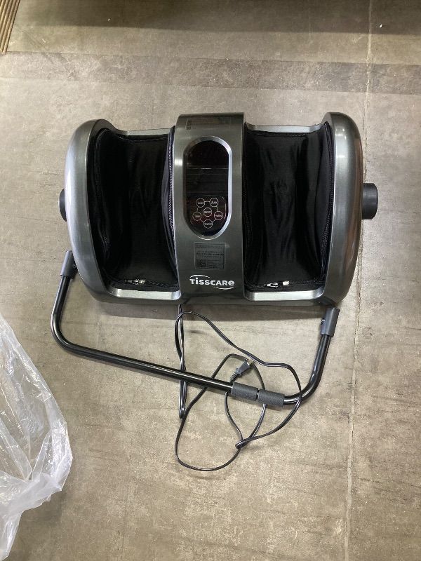 Photo 1 of ***DAMAGE -BROKEN BAR -SELLING AS IS*** TISSCARE Shiatsu Foot Massager with Heat, FSA Eligible HSA Foot Massager for Plantar Fasciitis, Neuropathy, Circulation and Pain Relief, Massage Feet at Home/Office, Gift for Men and Women