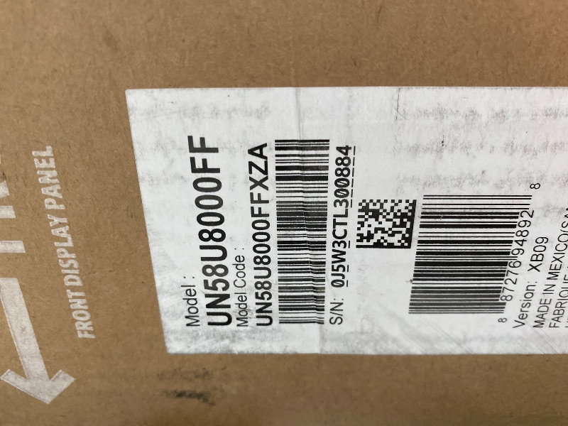 Photo 1 of ***** NO RETURN**** NO REFUND******Samsung 58-Inch Class Crystal UHD U8000F 4K Smart TV (2025 Model) Endless Free Content, Crystal Processor 4K, MetalStream Design, Knox Security, Alexa Built-in
