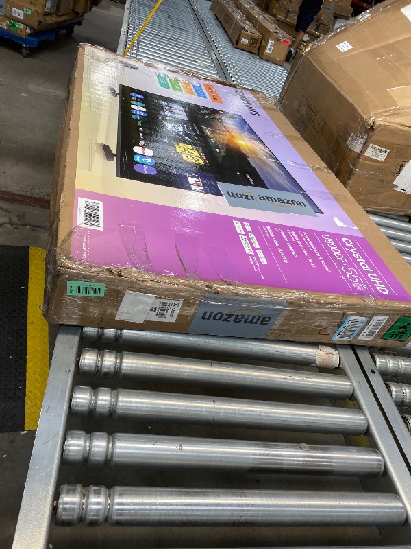 Photo 1 of ******NO RETURN**** NO REFUND******* Samsung 55-Inch Class Crystal UHD U8000F 4K Smart TV (2025 Model) Endless Free Content, Crystal Processor 4K, MetalStream Design, Knox Security, Compatible with Alexa