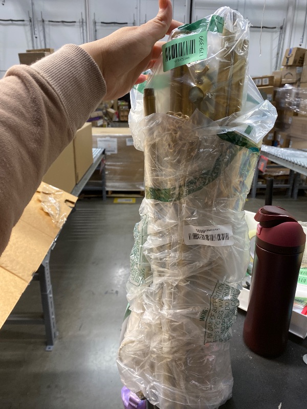 Photo 1 of ***PARTS ONLY*** Gold Easel Stand for Sign, 55'' Adjustable Easel Stand for Display, Metal Easel Display Stand Heavy Duty(Round Tube)   ***SOME SCUFFS,/SCRATCHES, NOT IN BOX ***