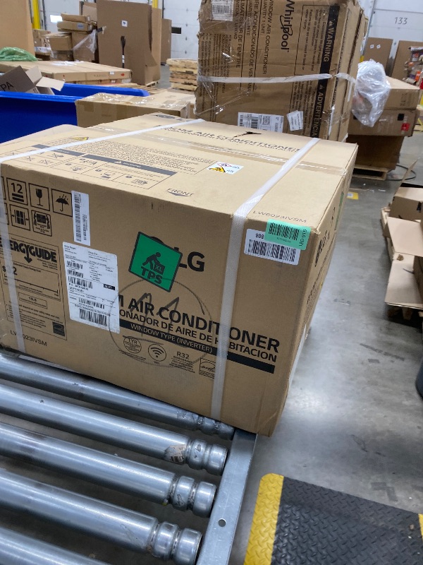 Photo 1 of ***** SEAL BY FACTORY******* LG 6000 BTU Window Air Conditioner Energy Saving Dual Inverter, Remote Control, WiFi, LG ThinQ, Alexa, Hey Google Enabled Washable Filer Ultra-Quiet Cools Small Room up to 250 Sq.Ft White LW6023IVSM