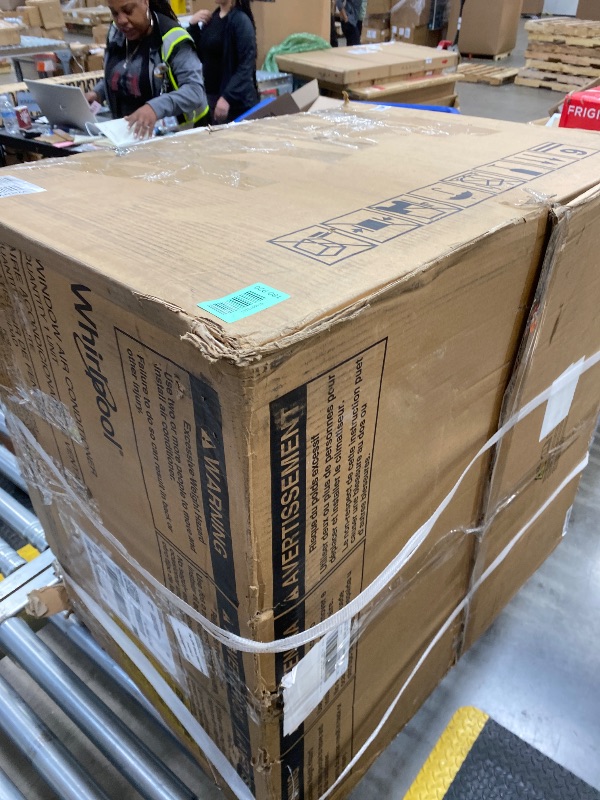 Photo 1 of **** SEAL BY FACTORY***** Whirlpool 23,200 BTU 230V Window Air Conditioner with Supplemental Heat, Window Mounted AC Unit with Heater for Apartment, Living Room, Bedroom, Large Rooms up to 1500 Square Feet