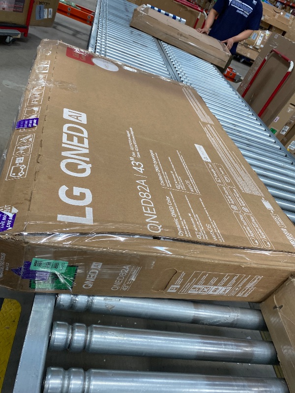 Photo 1 of **** NO RETURN**** NO REFUND****** LG 43-Inch Class QNED AI 4K QNED82A Series Smart TV w/AI Sound, HDR10, 4K Super Upscaling, Filmmaker Mode, Wow Orchestra, Alexa Built-in (43QNED82AUA, 2025)