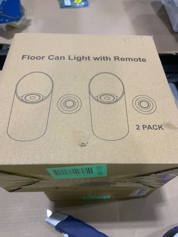 Photo 1 of Brightown 2 Pack Uplights Indoor Floor Can Lights - 6000K LED Up Lights with Remote and Timer, 3 Color Temperatures and Dimmable Uplighting Spotlights for Dark Corner Sofa House Plant Picture