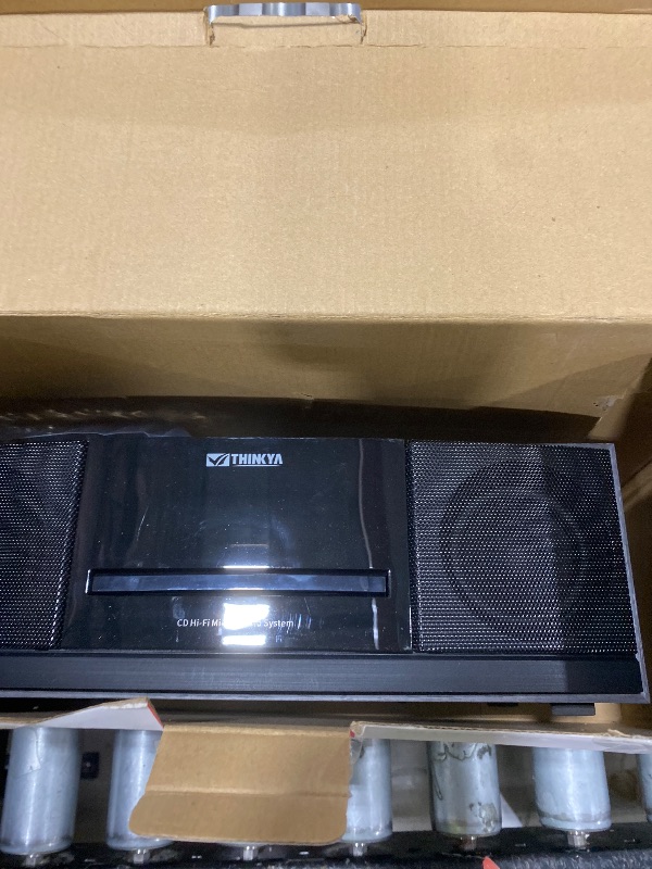 Photo 1 of AIWA Exos Home Speaker, Premium 30W RMS Sound System with CD Player, Bluetooth Connectivity, FM Radio, Optical Digital Input, Dual 1” Tweeters + Dual 2” Bass Units, IR Remote Control