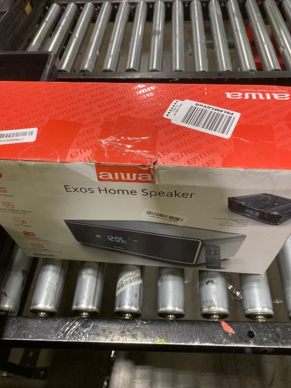 Photo 1 of AIWA Exos Home Speaker, Premium 30W RMS Sound System with CD Player, Bluetooth Connectivity, FM Radio, Optical Digital Input, Dual 1” Tweeters + Dual 2” Bass Units, IR Remote Control