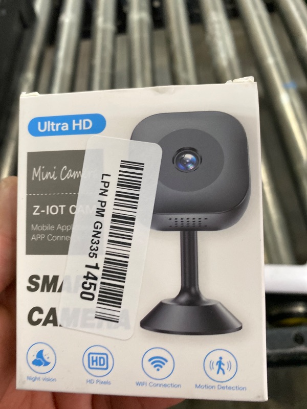 Photo 1 of Hidden Camera,4K Spy Camera,HD Security WiFi Mini Camera SD Card Storage & App Control,Surveillance with Magnetic Mount,AI Motion Detection,Auto Night Vision,Compact Indoor Cameras for Indoor