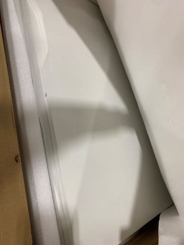 Photo 1 of Agilestic 63 x 55 Inch L Shaped Standing Desk Adjustable Height, Corner Standing Desk, Sit Stand Up Computer Table, Splice Board, White