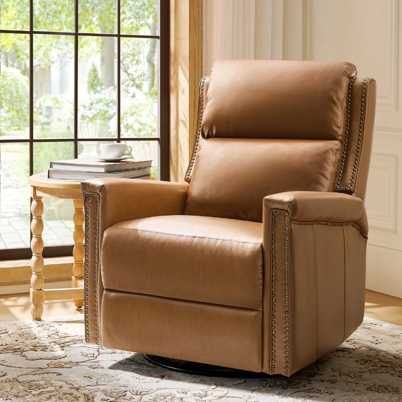 Photo 1 of TOBIAS SWIVEL POWER RECLINER CAMEL