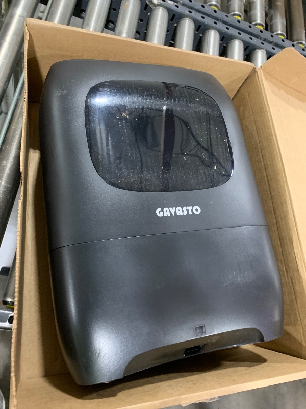 Photo 1 of GAVASTO Pro Touchless Vacuum Automatic Dustpan - Ultra Fast & Powerful - Great for Sweeping Salon Pet Hair Food Dirt Kitchen, Canister Vacuum Cleaner Trash Can, Bagless, Auto Sensors, 1500 Watt-Black
